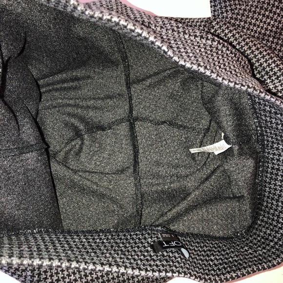 LOFT Houndstooth Leggings Gray Black (L) - Picture 12 of 15